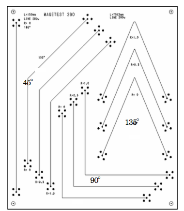 図1 テスト基板の模式図